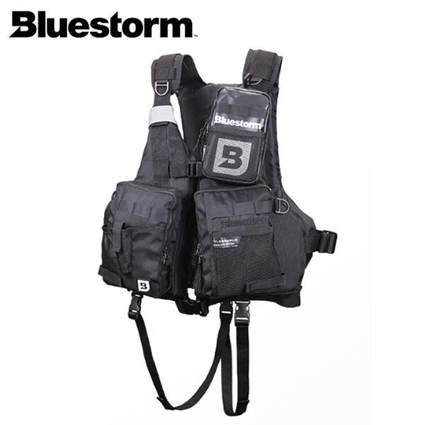 BLUESTORM ブルーストーム 固型式ライフジャケット レバンテ Black 日本小型船舶検査機...