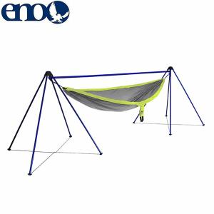 イーノ ENO ハンモックスタンド ハンモック別売 Nomad HammockStand Royal/Charcoal ENONOMAD キャンプ ピクニック アウトドア ENO0811201016475｜hikyrm