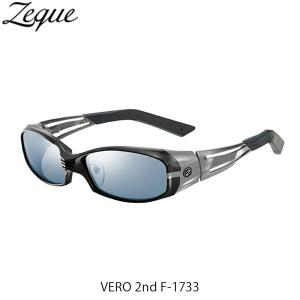 Zeque ゼクー ジールオプティクス ZEAL OPTICS 偏光サングラス 偏光グラス VERO 2nd F-1733 BLACK×GRAY MASTER BLUE×SILVER MIRROR GLE4580274169048｜hikyrm