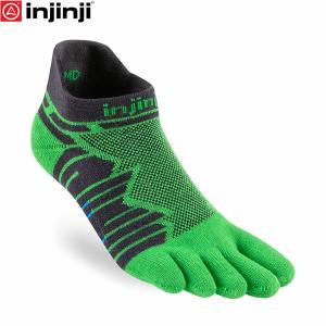 インジンジ injinji ウルトラ ラン ノーショウ エメラルド 五本指ソックス 靴下 アウトドア ランニング INJ401110EME｜hikyrm