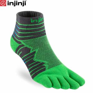 インジンジ injinji ウルトラ ラン ミニクルー エメラルド 五本指ソックス 靴下 アウトドア ランニング INJ401130EME｜hikyrm