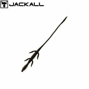 ジャッカル JACKALL ビンビン ワームトレーラー 鯛コームピン F116 真っ黒レッドフレーク JAC4525807198737｜hikyrm