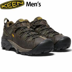 キーン KEEN メンズ 靴 ターギー ツー ウォータープルーフ 登山靴 TARGHEE II WP Men Canteen/Dark Olive 防水透湿 ハイキング KEE1017345｜hikyrm