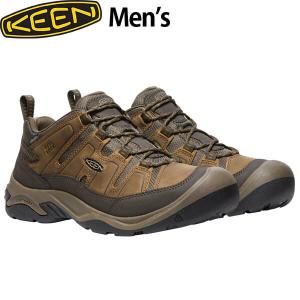 キーン アウトドアシューズ メンズ サーカディア ウォータープルーフ KEEN MEN CIRCADIA WP SHITAKE×BRINDLE KEE1026773｜hikyrm