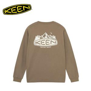 キーン メンズ オーシーアールピー ポケット ビッグ ロング スリーブティー フッド KEEN MEN OC／RP POCKET BIG LS TEE HOOD TIMBERWOLF×BIRCH KEE1028438｜hikyrm