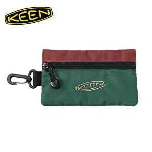 キーン ユニセックス ハーベスト マテリアル ロング カード ホルダー KEEN UNISEX HARVEST MATERIAL LONG CARD HOLDER GREEN×BROWN KEE1028485｜hikyrm