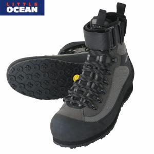 リトルオーシャン LITTLE OCEAN ウエーディングシューズ サーフWDシューズ ラバー グレイ OSH-01 Surf Wading Shoes LTPOSH01GRY｜hikyrm