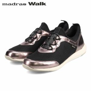 マドラスウォーク madras Walk レディース ゴアテックス スニーカー スリッポン MWL1020A BLACK-METALLIC 防水透湿 MADMWL1020ABLAM｜hikyrm