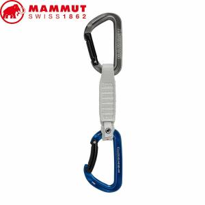 マムート MAMMUT カラビナ Workhorse Keylock 12 cm Quickdraw Straight Gate/Bent Gate Key Lock, grey-blue クライミング 登山 アウトドア MAM20400271133275｜hikyrm