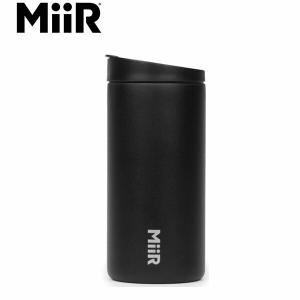 ミアー MiiR タンブラー 蓋 マグボトル 水筒 保温 保冷 ダブルウォール Travel Tumbler Flip Traveler Black 12oz/354ml 402370 MII0811534023706 国内正規品｜hikyrm