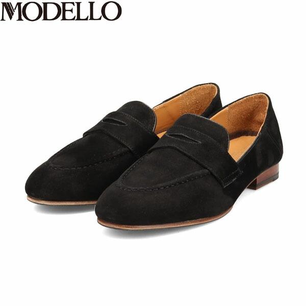 モデロ MODELLO メンズ 紳士靴 ビジネスシューズ ローファー DM5532 BLACK-SI...