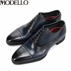 モデロ MODELLO メンズ 紳士靴 ゴアテックス ビジネスシューズ DM801G NAVY 防水透湿 抗ウイルス 抗菌加工 マドラス madras MODDM801GNAV｜hikyrm