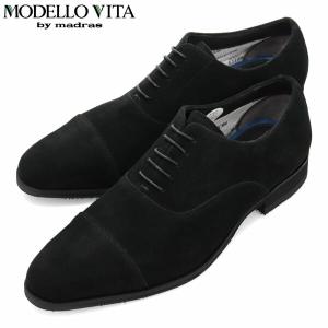 モデロヴィータ MODELLO VITA メンズ 紳士靴 ビジネスシューズ ドレスシューズ SPVT8201 BLACK-SILKY ストレートチップ マドラス madras MOVSPVT8201BLAS｜hikyrm