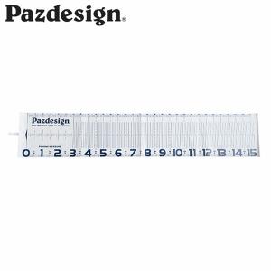 パズデザイン Pazdesign PAC-363 プロテクトメジャー150 ホワイトブルー 釣り メジャーシート 計測 PAZPAC363WBL｜hikyrm