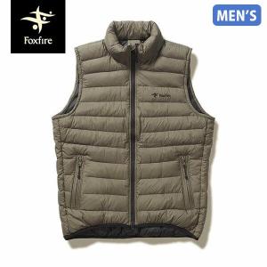 セール フォックスファイヤー Foxfire メンズ ダウンベスト アウター PFユニットダウンベスト PF Unit Down Vest 800FP ダークオリーブ T-FOX5113187233｜hikyrm