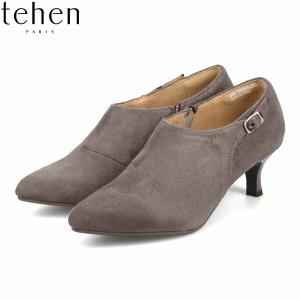 テーン tehen レディース ブーティ TN5505 GRAY-SILKY 甲深 マドラス mad...