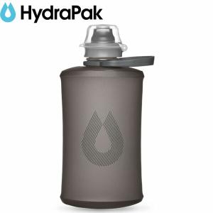 ハイドラパック Hydrapak ストウボトル 350mL マンモスグレー ハイドレーション コンパクト ポータブル 水筒 キャンプ アウトドア Z-HYDGS340MD