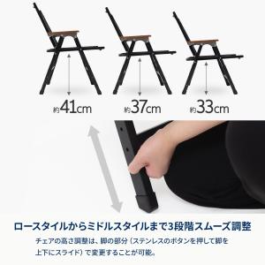 アウトドアチェア ハイランダー LIT CHA...の詳細画像4
