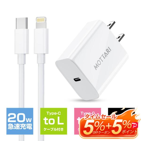 「20W GaN急速充電セット」iphone android  急速充電器  充電器 ケーブルセット...