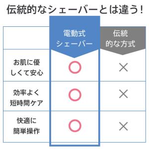 眉毛シェーバー レディース フェイスシェーバー...の詳細画像3