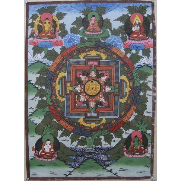 曼荼羅（古物）Mn61　釈迦如来