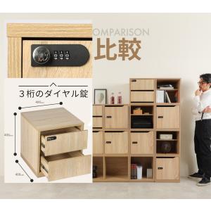 ロッカー 金庫 軽い 2段 カギ付きチェスト 貴重品保管 セイフティ