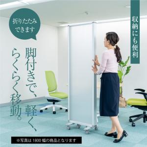 半透明 カフェに最適 おしゃれ 3連 折りたた...の詳細画像3