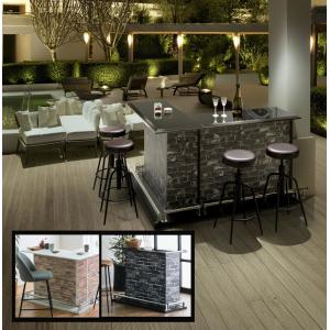 カウンターテーブル バーテーブル レジ台 レジカウンター 受け付け 受付カウンター 応接 入口 接客 高85cm｜himalaya