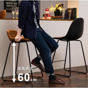 ニトリ（NITORI） スチール脚カウンターチェア(AM0682-2 OAK) : ニトリ