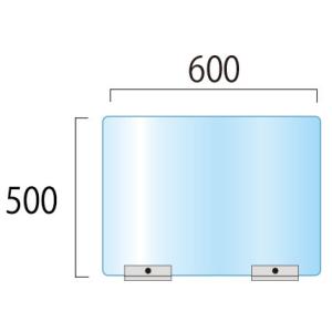 コロナウイルス対策アクリルパーテーション幅60...の詳細画像2