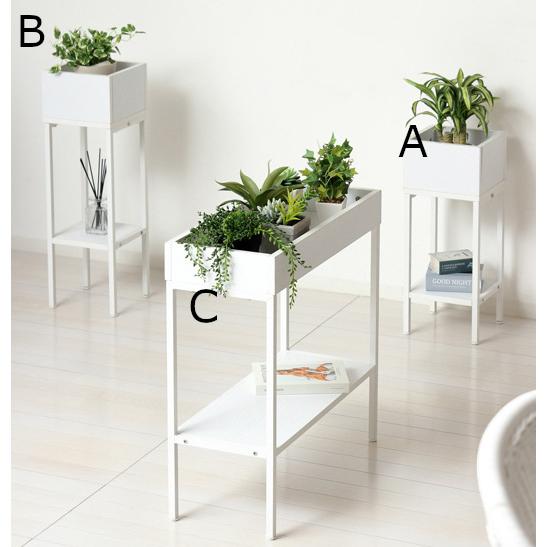 ロータイプ 間仕切り 収納ラック付き プランター パーテーション カフェ オフィス衝立 グリーンボッ...