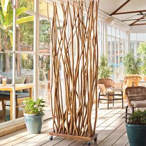 木製パーテーション プランターパーティション カフェ間仕切り