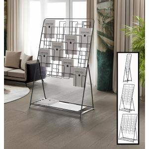 マガジンラック平置き7段ワイド 雑誌ラック 本棚 パンフレット収納