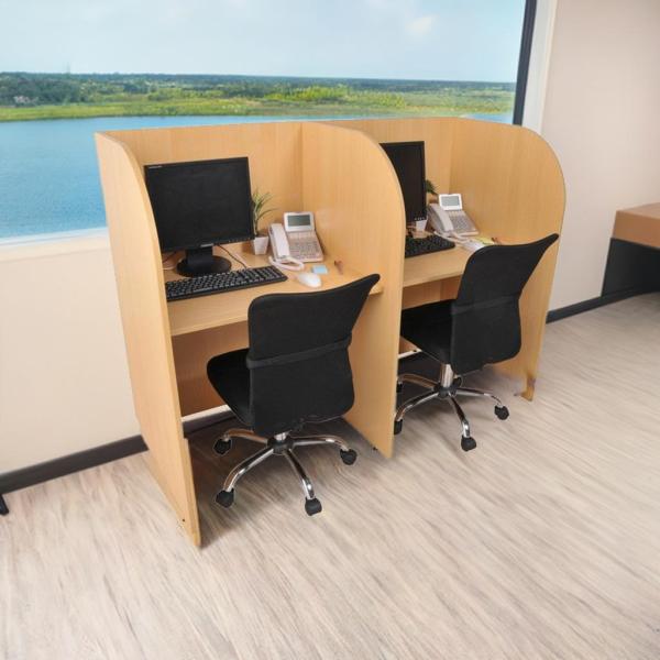 個室 机 デスク プライベート間仕切り ブース コールセンター 自習塾 レイアウト自在 連結可能 個...