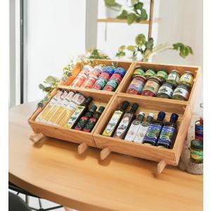 マルシェ木箱用傾斜台　(※木箱が必要な場合別途販売できます) 楽天市場】［横型］マルシェ平台用傾斜台［2列1段タイプ・無塗装］単品