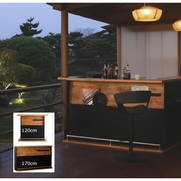 ショップカウンター レジ台 受付 バーカウンター テーブル 対面式 ハイカウンター 高105cm マ...