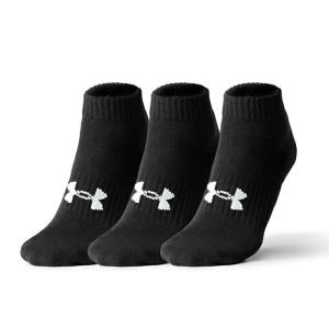 アンダーアーマー アンクルソックス メンズ レディース UAコア ローカット ソックス 3足セット 1361574-001 UNDER ARMOUR｜himaraya-okinawa