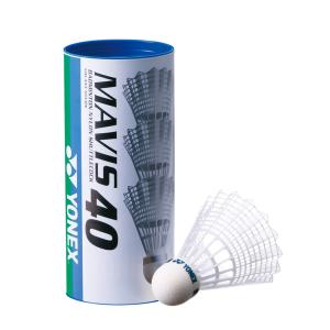 ヨネックス(YONEX) ナイロンシャトル メイビス40BP 3球入り (MAVIS 40 BP) M-40BP バドミントン シャトル 練習球