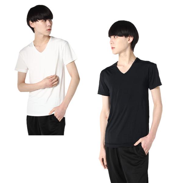 【メール便送料無料】ビジョンクエスト VISION QUEST 半袖アンダーウェア メンズ 超冷感 ...