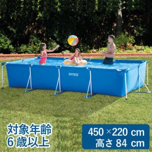 INTEX インテックス フレームプール 大型 直径366×76cm 6歳以上 メタル