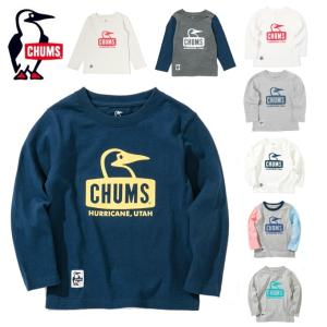 チャムス CHUMS 長袖シャツ ジュニア キッズブービーフェイスロングスリーブTシャツ