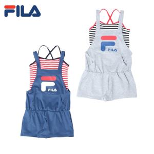 フィラ Fila セパレート 水着 女の子 ジュニア Tタンキニサロペット