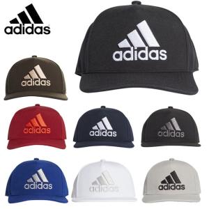 アディダス キャップ 帽子 メンズ レディース ロゴフラットキャップ EBZ97 adidas