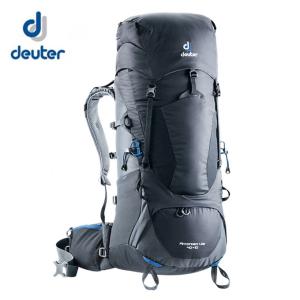 ドイター 登山バッグ 40L+10 メンズ レディース エアコンタクトライト AIRCONTACT LITE 40+10 D3340118-7403 ブラック deuter 宿泊登山