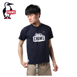 チャムス CHUMS  Tシャツ 半袖 メンズ テント SS CH01-1442 Navy