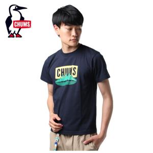 チャムス CHUMS  Tシャツ 半袖 メンズ フォレスト SS CH01-1441 Navy