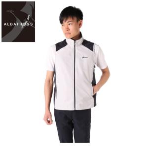 アルバトロス ALBATROSS ゴルフウェア ベスト メンズ 配色切替裏メッシュ