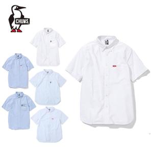 チャムス CHUMS 半袖シャツ メンズ CHUMS OX Shirt S/S チャムスオックスシャツ半袖