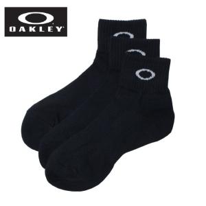 オークリー ゴルフ ソックス メンズ 3Pミドルソックス 93238JP-60B OAKLEY｜himaraya