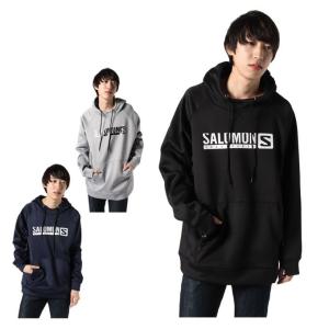 サロモン スノーボード 撥水 パーカー メンズ サムホール付き フリース HOODY MTN LIFE HOODY スノーボードパーカー インナー salomon